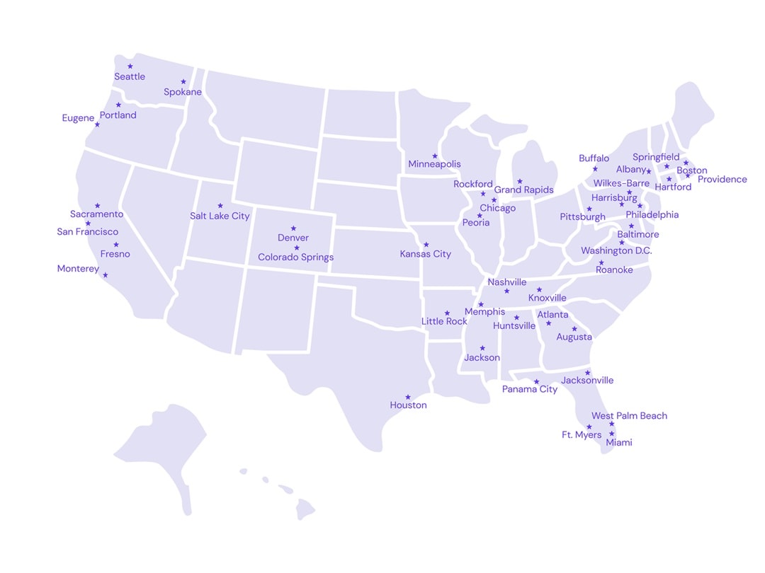 Map of United States