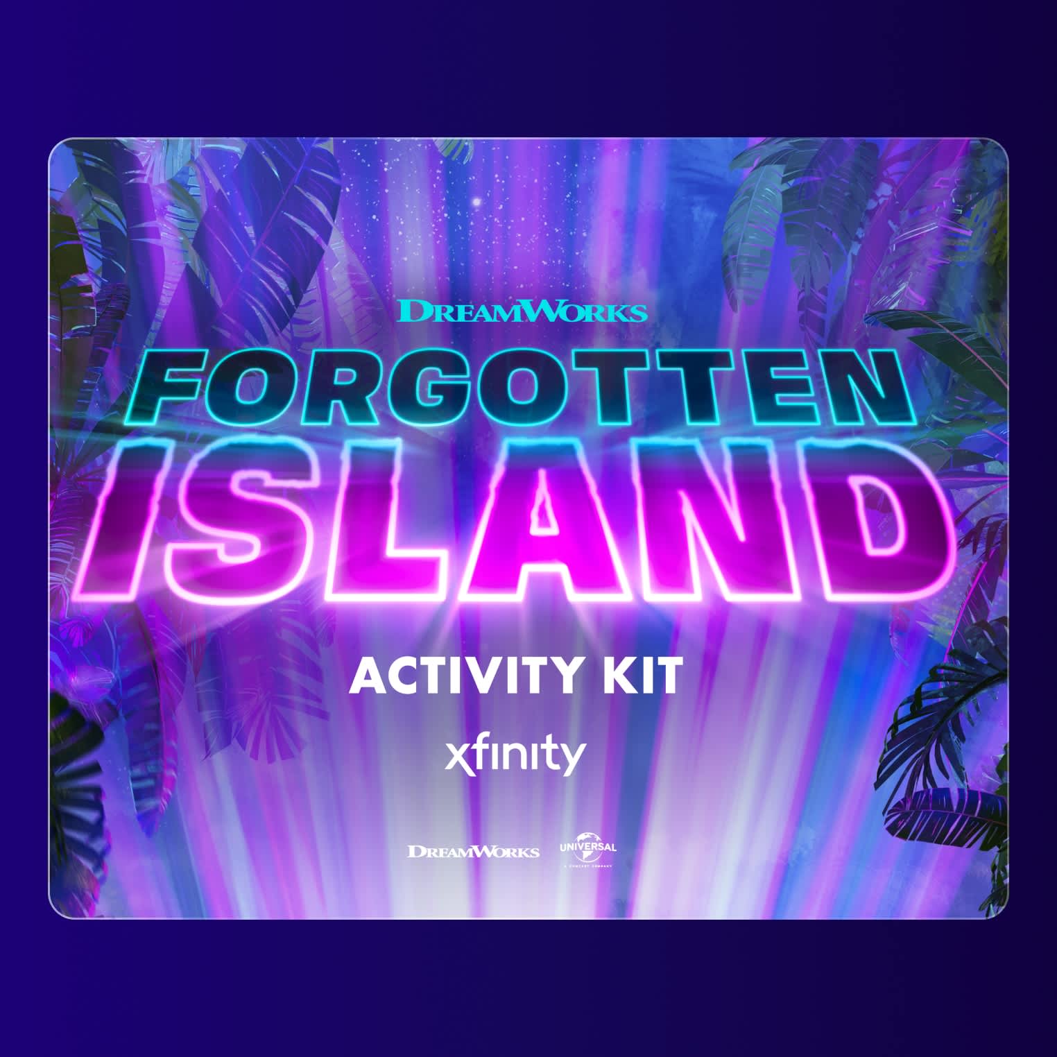 Dreamworks Forgotten Island Activity kit by Xfinity