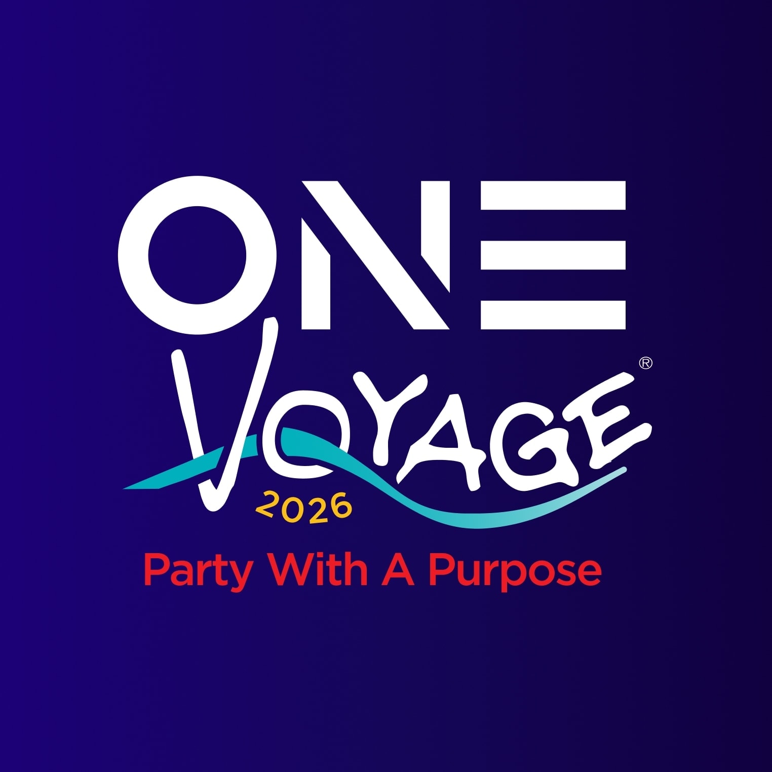 one voyage 2026. Party with a Purpose