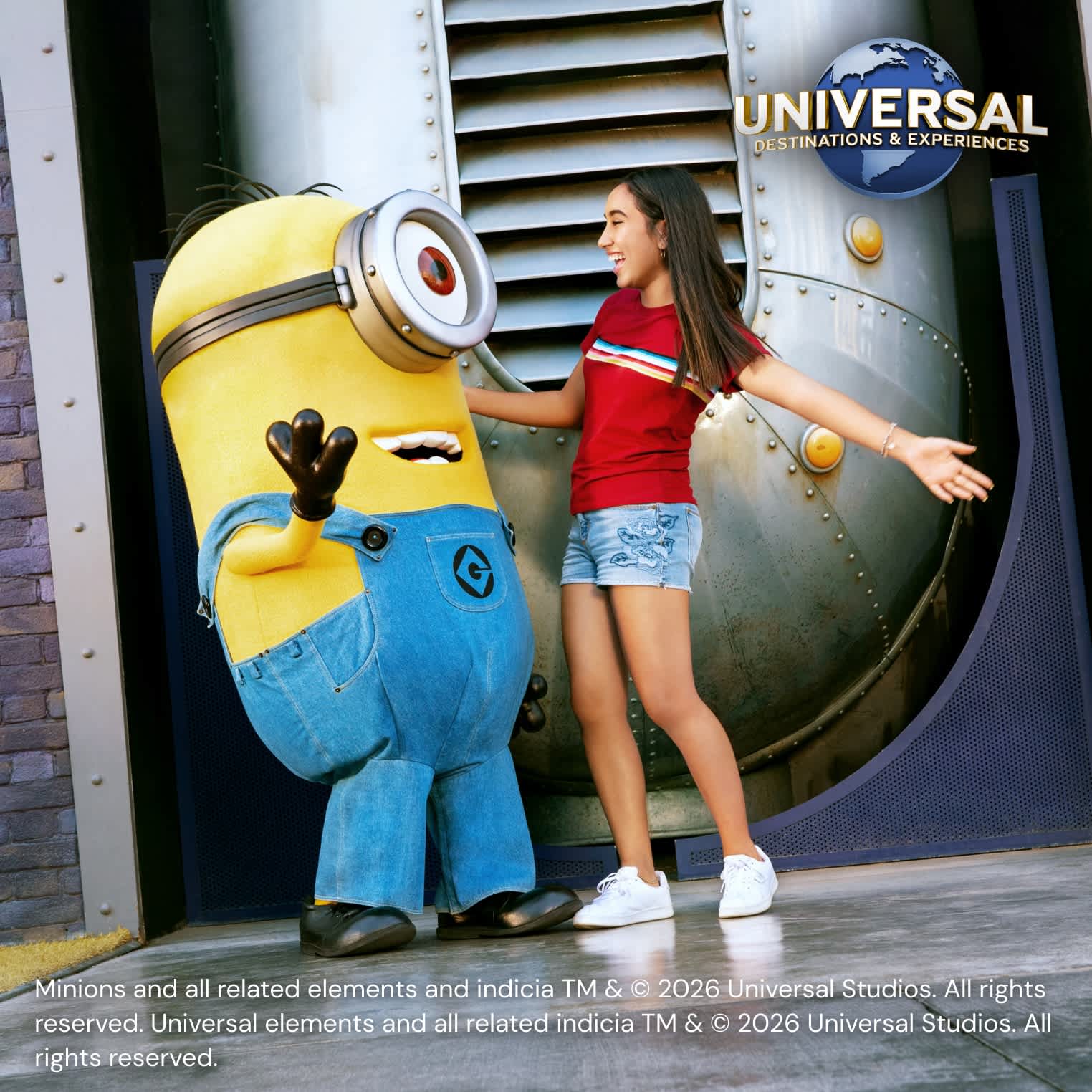 universal destinations and experiences. Minions and all related elements and indicia TM & © 2026 Universal Studios. All rights reserved. Universal elements and all related indicia TM & © 2026 Universal Studios. All rights reserved.