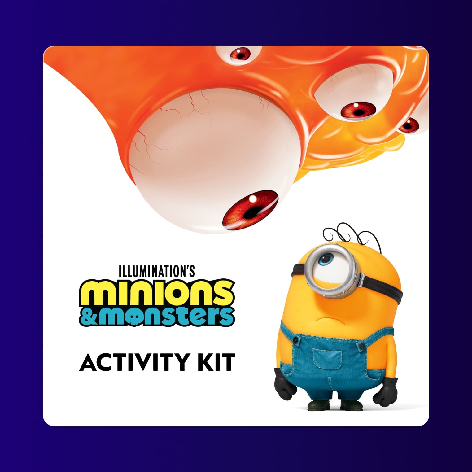 Illuminations minions and monsters Activity kit