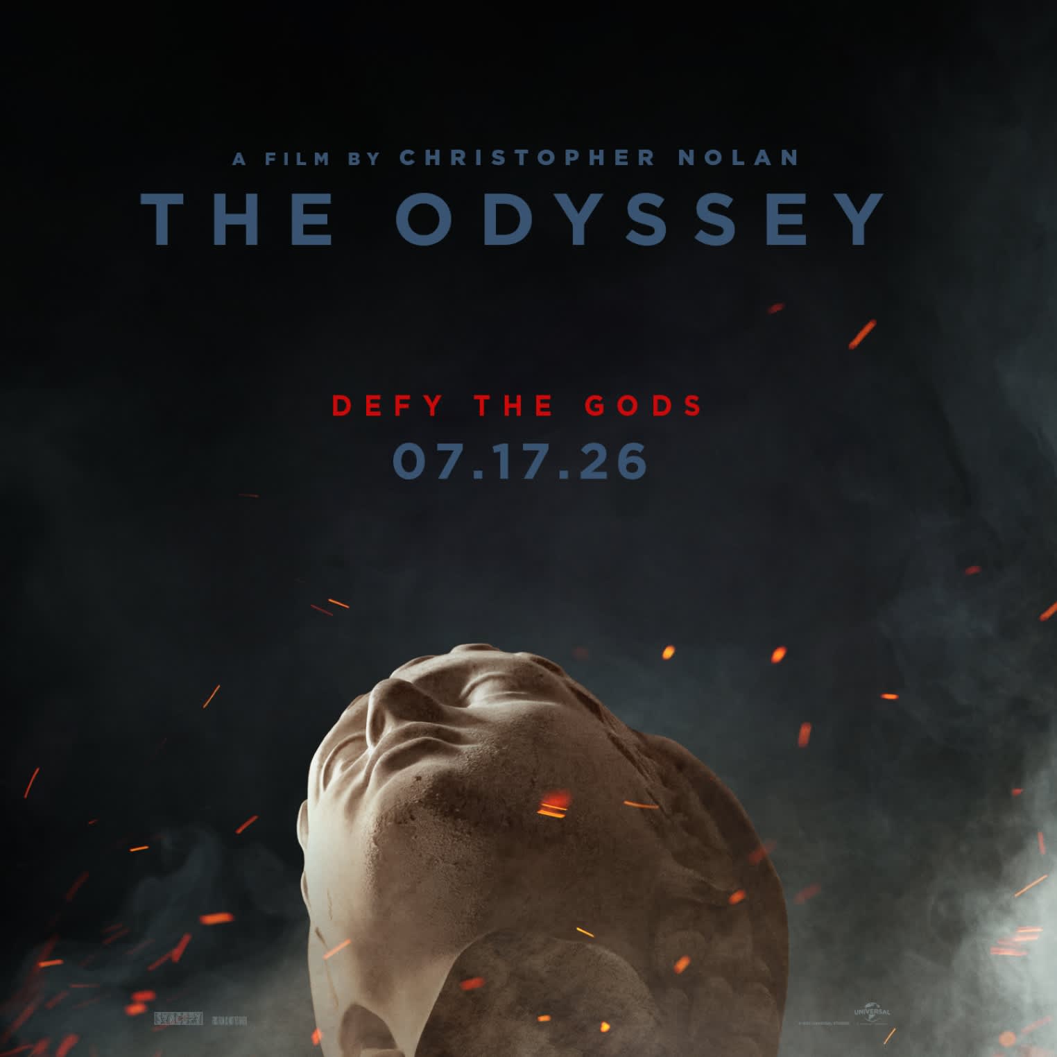 a film by Christopher Nolan. Defy the Gods July 17th 2026